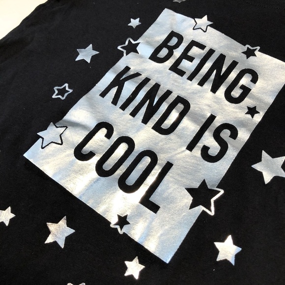 🆕Girl’s BEING KIND IS COOL Graphic Tee - Picture 4 of 7